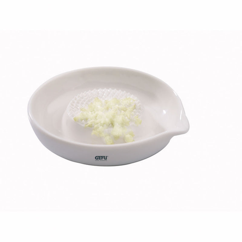 Gefu Ceramic Ginger Grater (White)