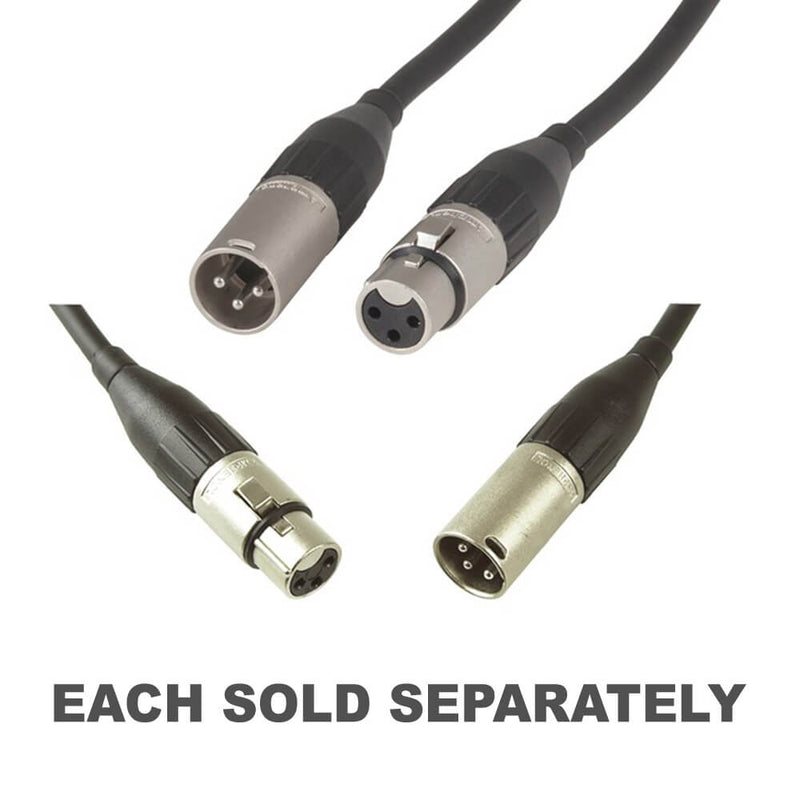 Amphenol Balanced Microphone Cable (XLR Plug-Socket)