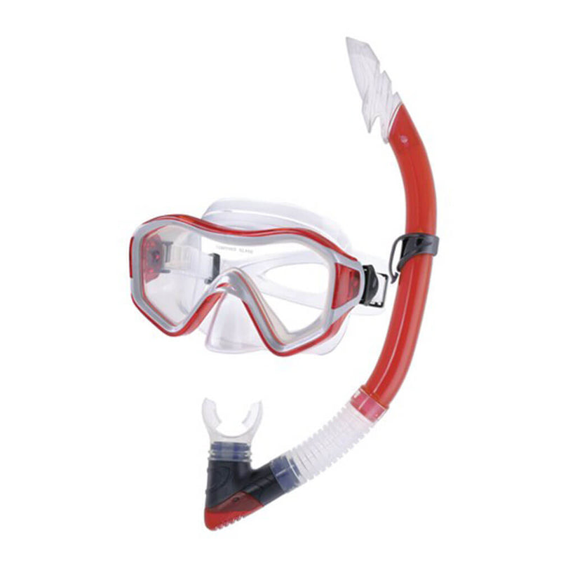 Máscara adulta e conjunto de snorkel