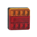  Juego combinado de luces LED para remolque (100x100 mm)