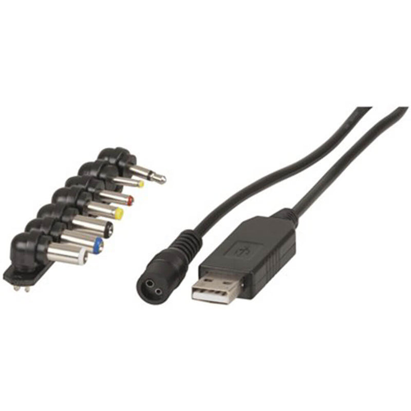  Convertidor de cable de alimentación elevador USB universal