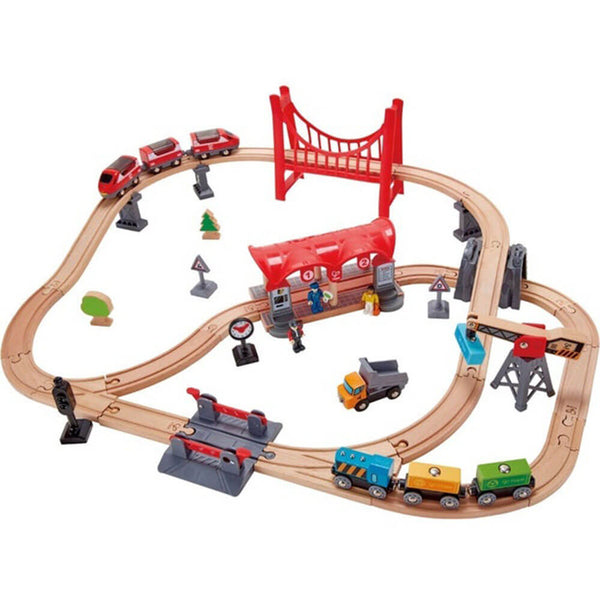 Hape Busy City Rail Set (51pcs)