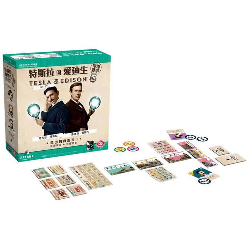 Tesla vs Edison Duel Expansion Game