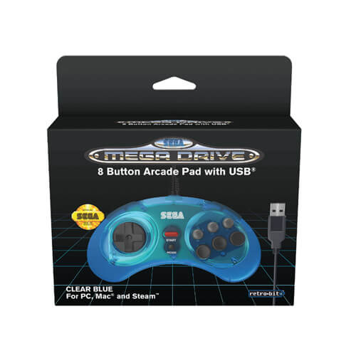 Retro Bit SEGA Mega Drive 8 Button USB