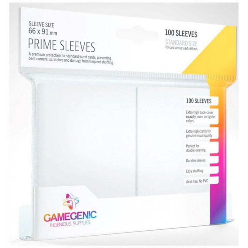 Fundas para tarjetas Gamegenic Prime (66 mm x 91 mm, 100 unidades)