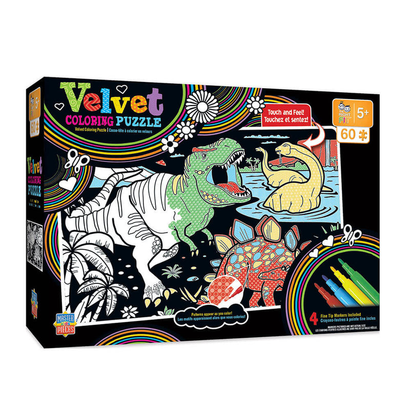  Puzzle para colorear MP Kids Velvet (60 piezas)