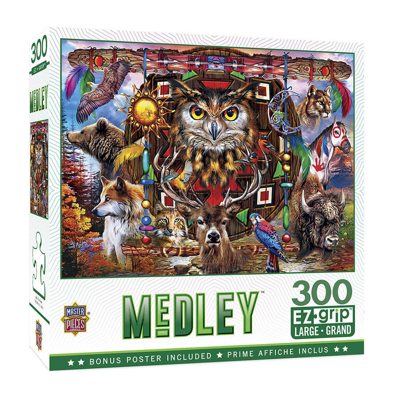  Rompecabezas MP Medley EZ Grip (300 piezas)