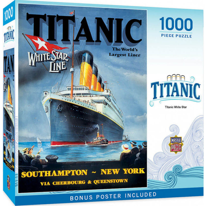  Rompecabezas Masterpieces Titanic de 1000 piezas