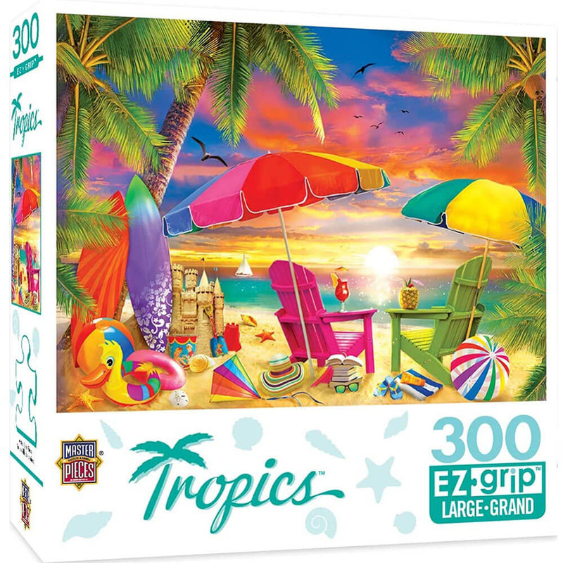 Obras -primas ezgrip tropics 300pc Puzzle