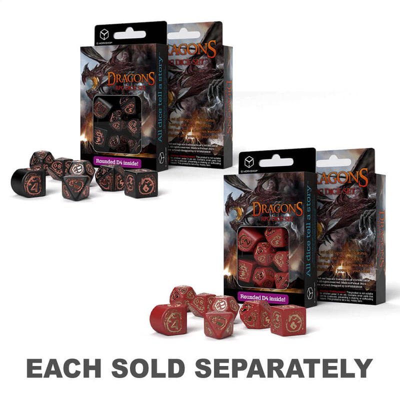 Dragons Modern Dice Set