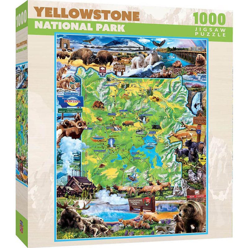 Parque -Mestre Nacional Parque Nacional 1000pc Puzzle
