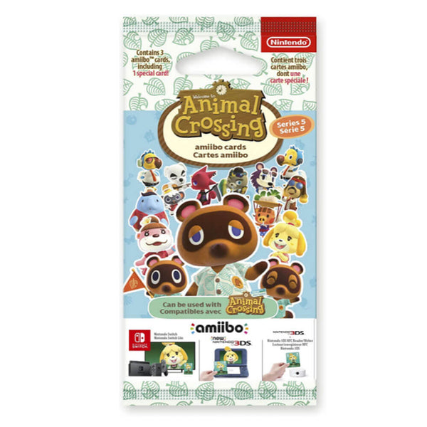 Amiibo Animal Crossing Cards Series 5 (estilo aleatório 1PC)