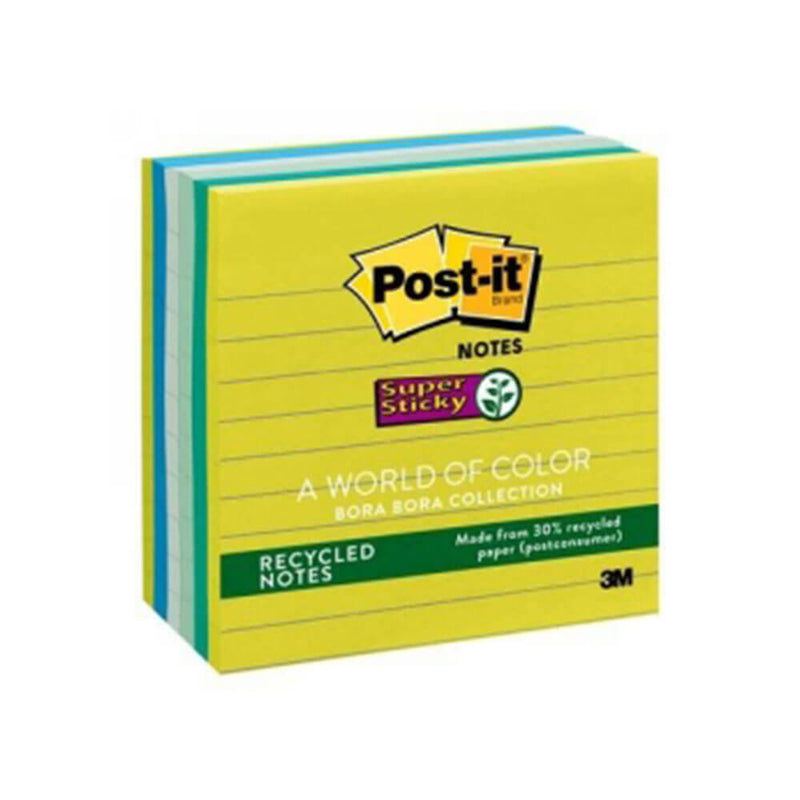 Post-it-it lined super sticky Notes 6pk