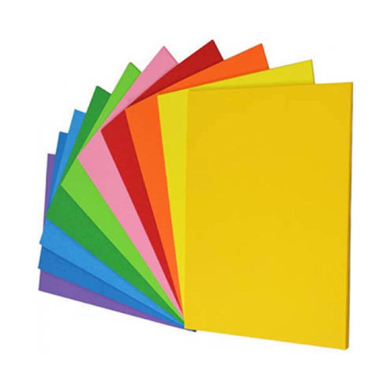 Papel para portadas Rainbow, 125 g/m², surtido (paquete de 250)