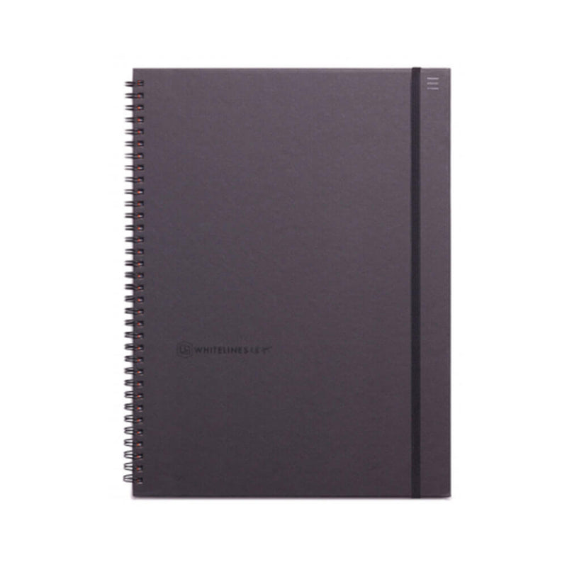  Whitelines Cuaderno Espiral A4 Negro 160 páginas