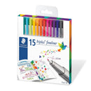  Bolígrafo Staedtler Triplus Fineliner de colores brillantes