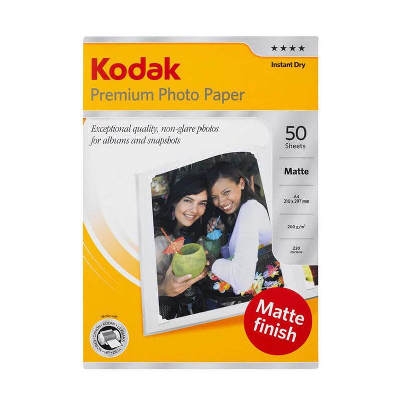 Papel fotográfico premium kodak A4 (50pk)