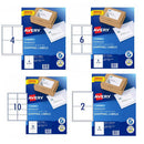 Avery Shipping Label White 100pk