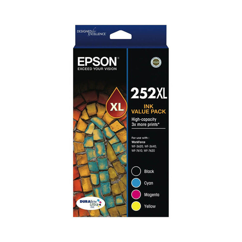 Cartucho de jato de tinta de alta capacidade Epson 252xl