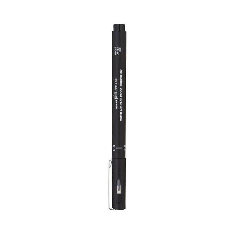  Bolígrafo Uni-ball Pin Fineliner negro (cartera de 3)