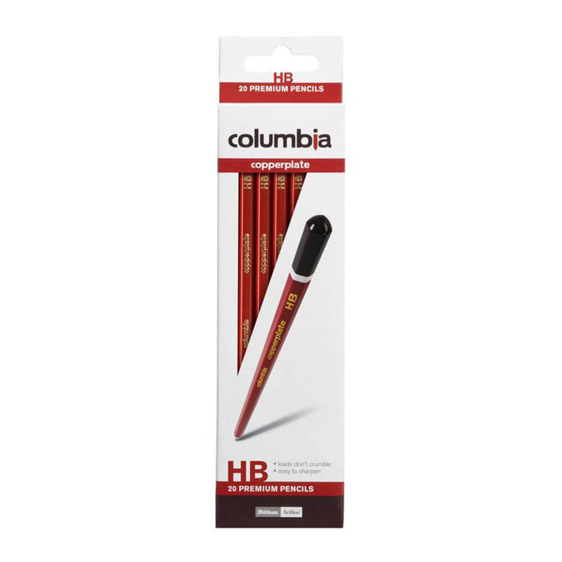 Lápis de chumbo de cobre Columbia 20pk