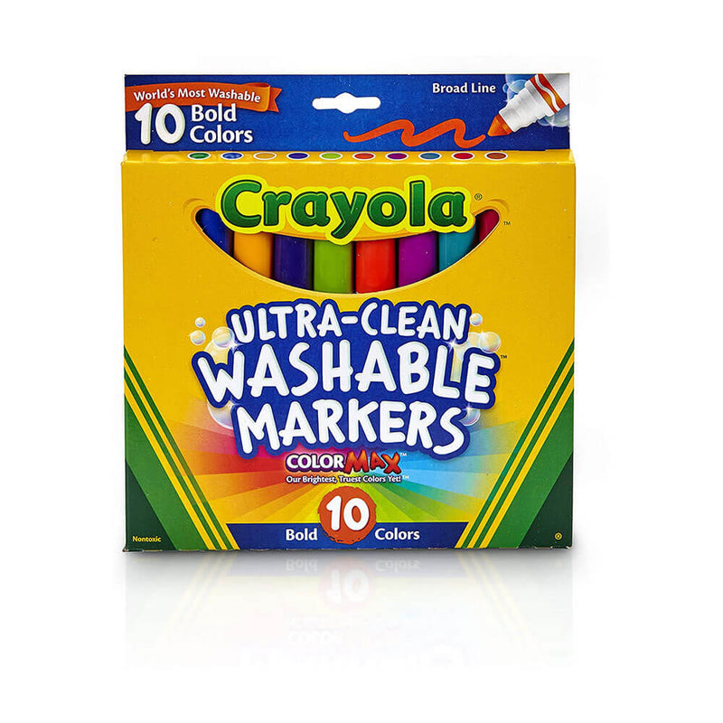 Crayola lavable Broadline Marker 10pk