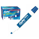  Marcadores de pizarra blanca con punta de cincel de borrado en seco Expo, paquete de 12