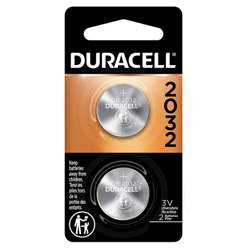 Baterias de botão de lítio Duracell (2pk)