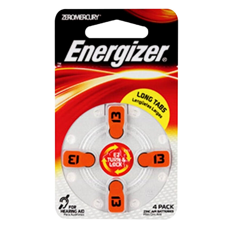  Baterías para audífonos Energizer (paquete de 4)