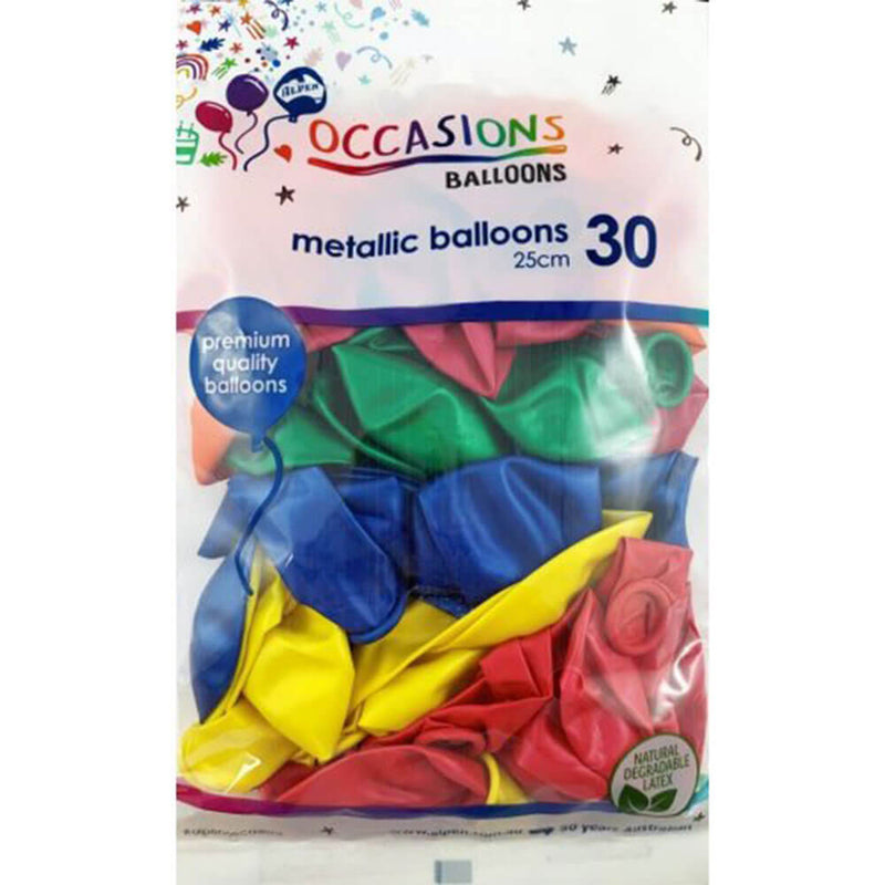 Balões Alpen para todos 30pk 25cm (variado)