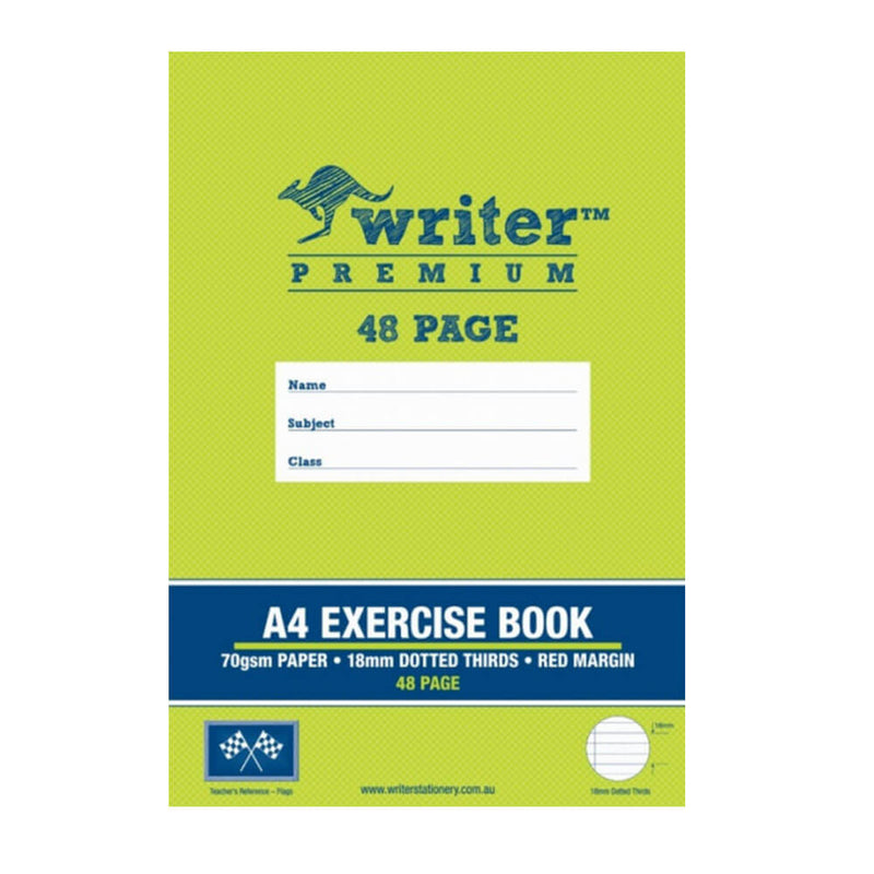 Livro de exercícios premium do escritor 48 páginas pontilhadas (A4)