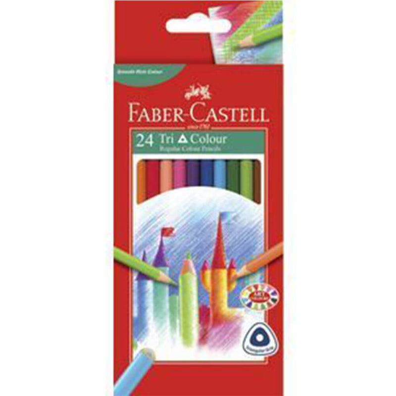 Faber-Castell Triangular Grip Colored Lápis