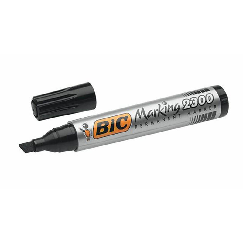 Marcador permanente de ponta de cinzel Bic 12pcs (3,1-5,3 mm)