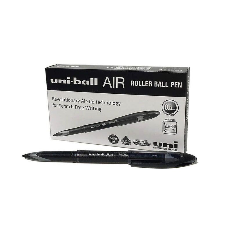  Uni Air Tinta Líquida Micro Rollerball Pen 0.5mm 12uds