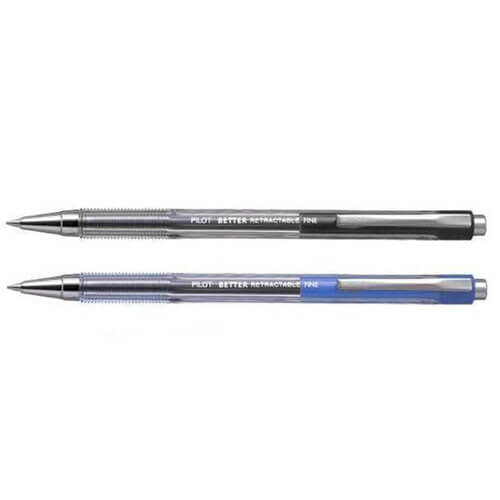 Pilot BP-145 Fine Retractable Ballpoint Pen 12-Pack