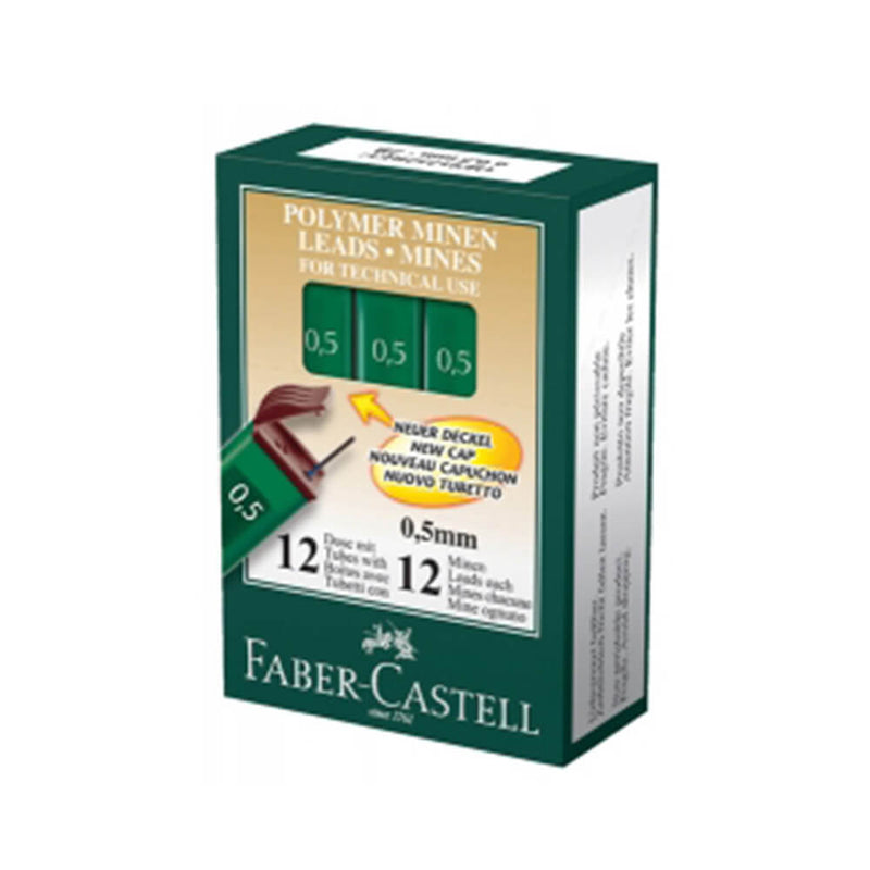  Minas Faber-Castell 2B (Caja de 12)