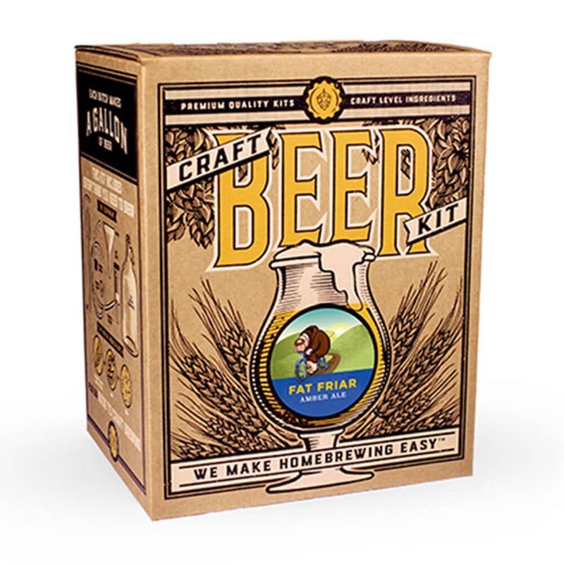 Craft a Brew Fat Friar Amber Ale Brewing Kit