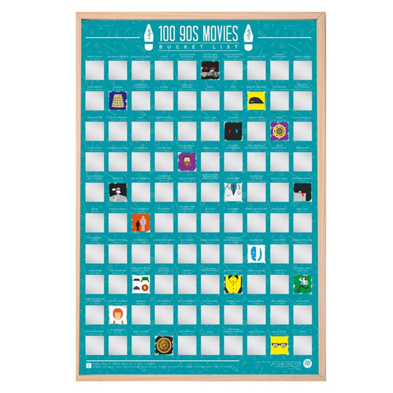Presente República 100 Filmes Scratch Poster