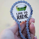 Live to Ride Bike Chain Bottle Opener